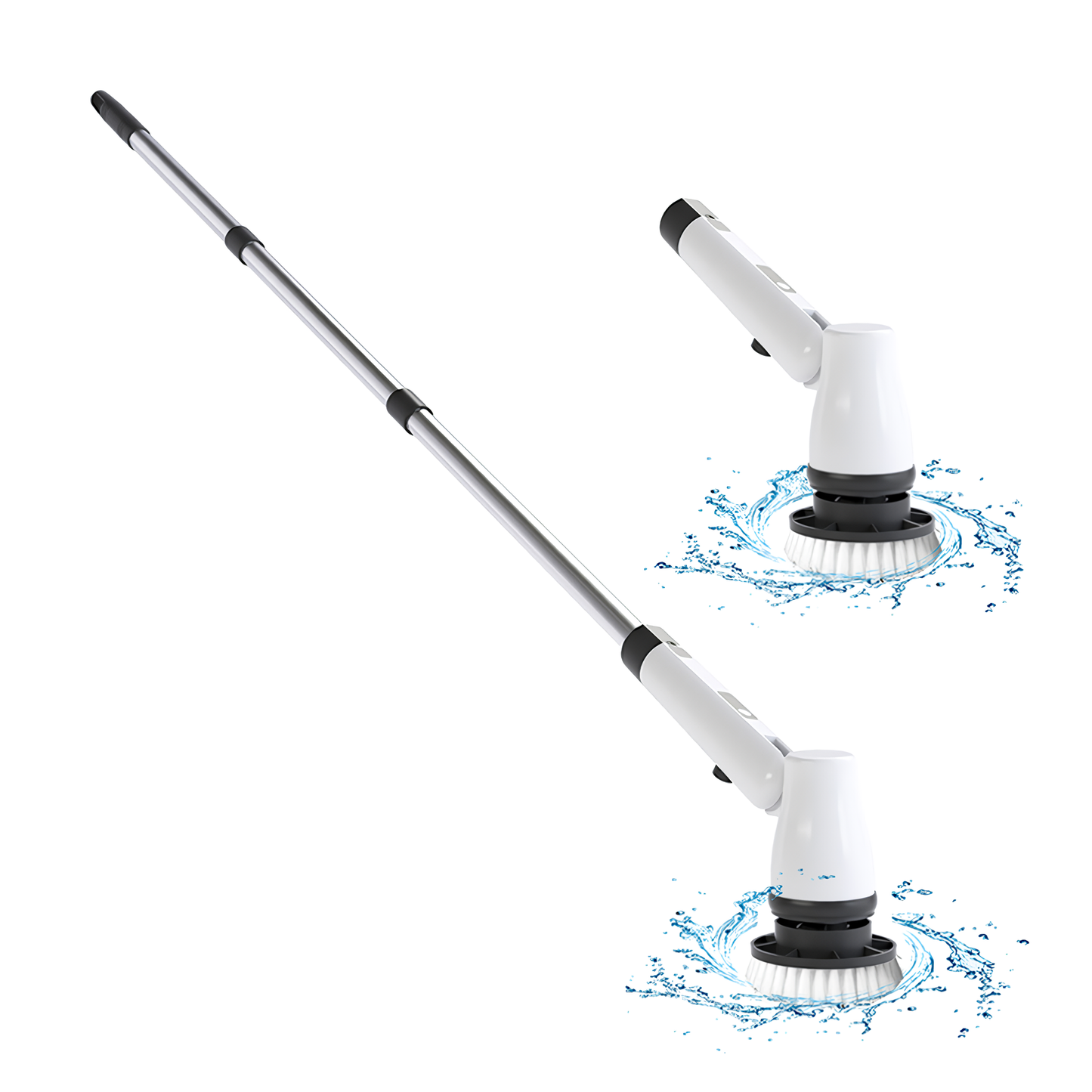 Berus Pembersih Elektrik Isi Rumah Keromee Berus Kuasa Putaran Tanpa Kord Tanpa Wayar Boleh dicas semula Lantai WS-101