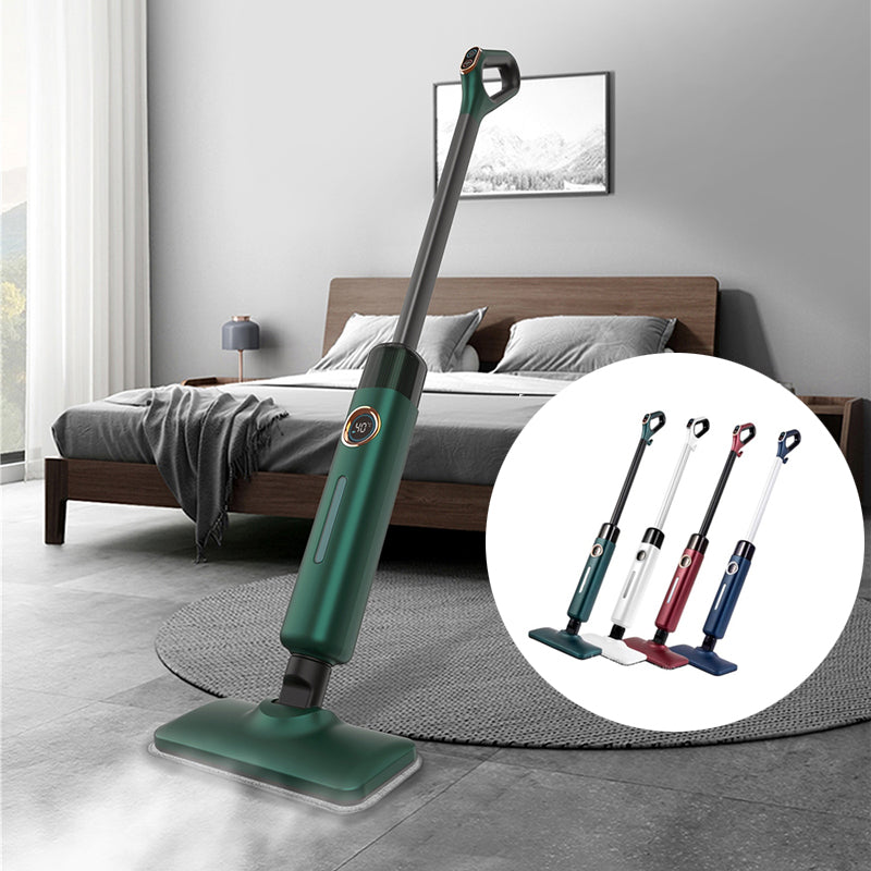 Mop Stim Keromee, Pengukus Lantai/ Sanitize untuk Kayu Keras dan Jubin, 2 Mod Stim MS-100 